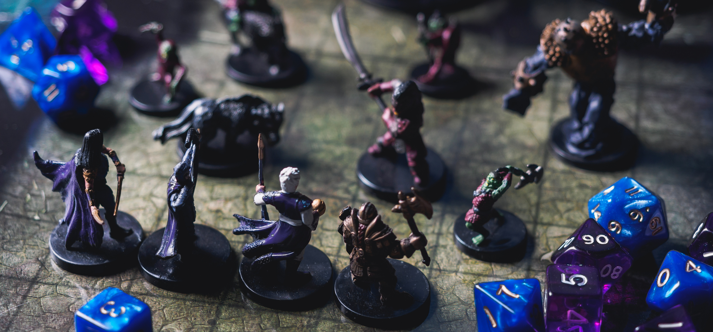 RPG D&D With Dark Miniatures